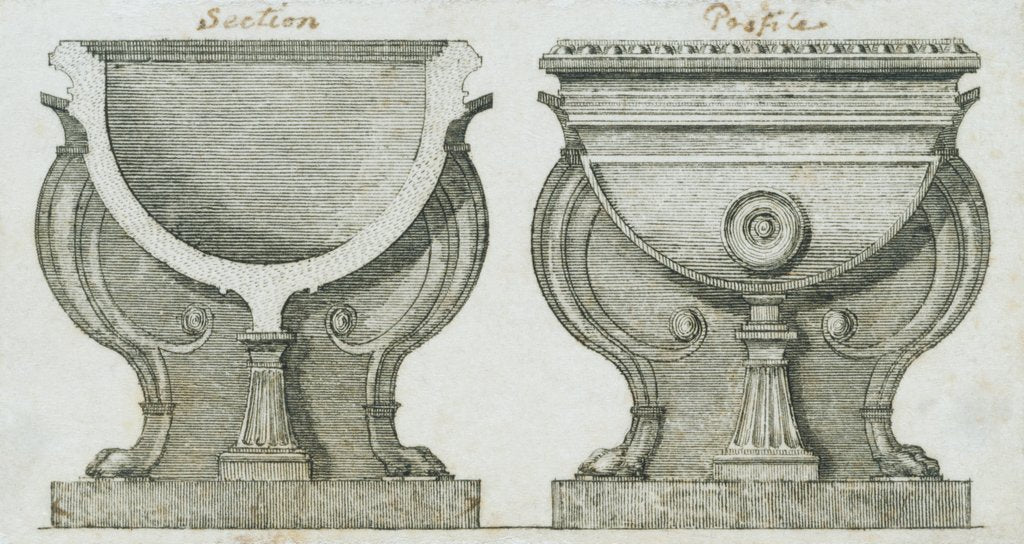 Detail of Page from The Tatham Album by Charles Heathcote Tatham
