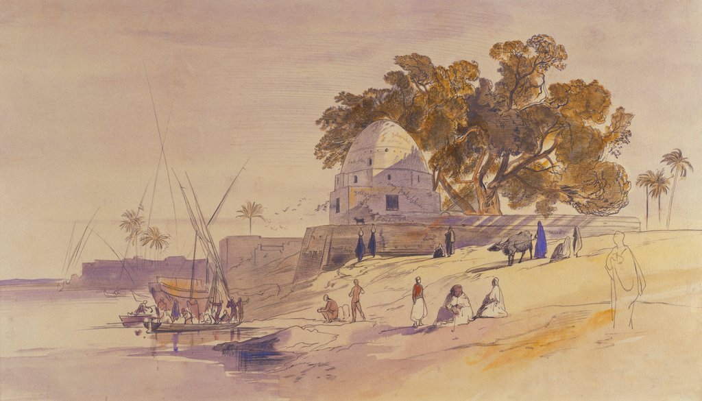Detail of Minyeh by Edward Lear