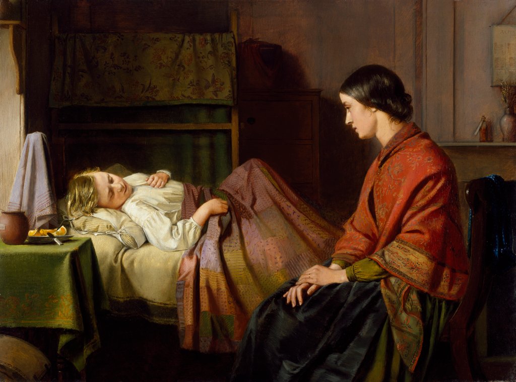 Detail of An Anxious Hour by Alexander Farmer