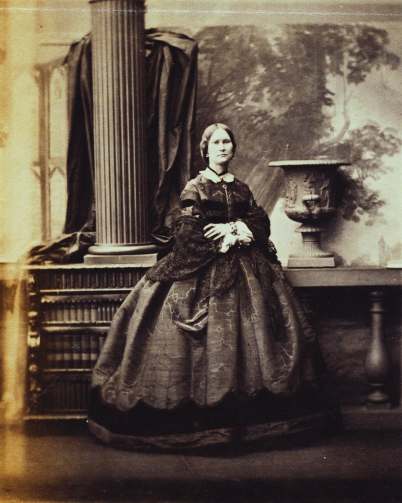 Detail of Mrs Balkdey Praed by Camille Silvy