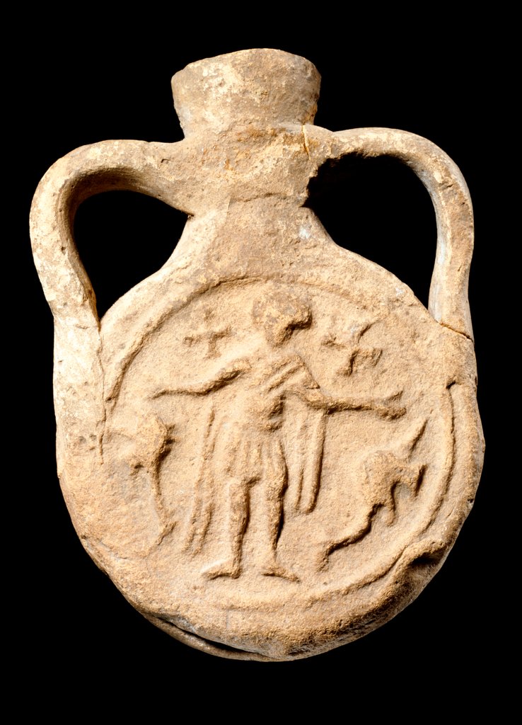 Detail of Flask. Egypt, 6th century by Unknown