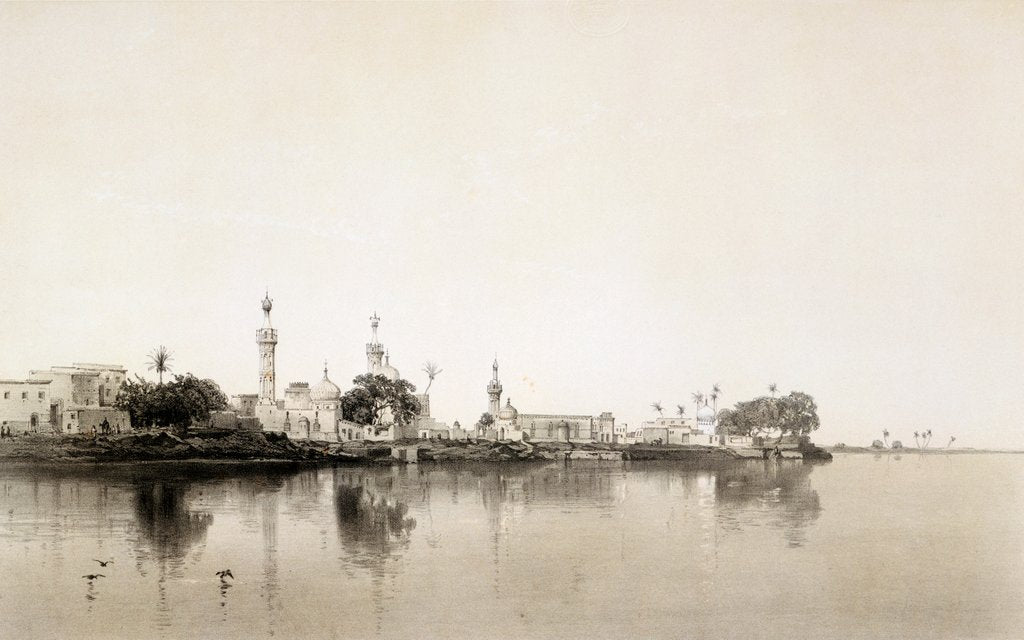Detail of Fouâh Sur Le Nil by Anonymous