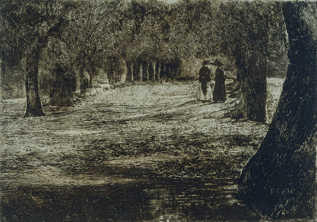 Detail of Kensington Gardens by Unknown