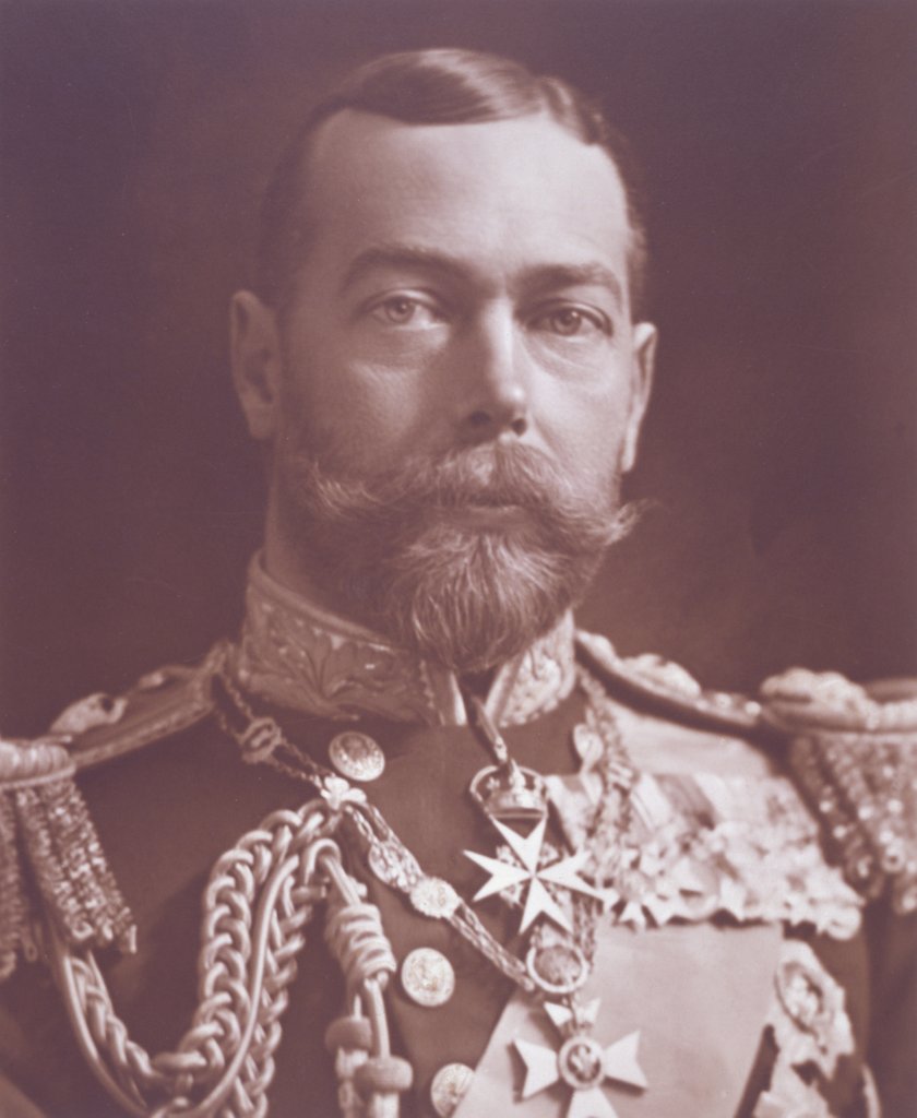 Detail of King George V by H. Walter Barnett