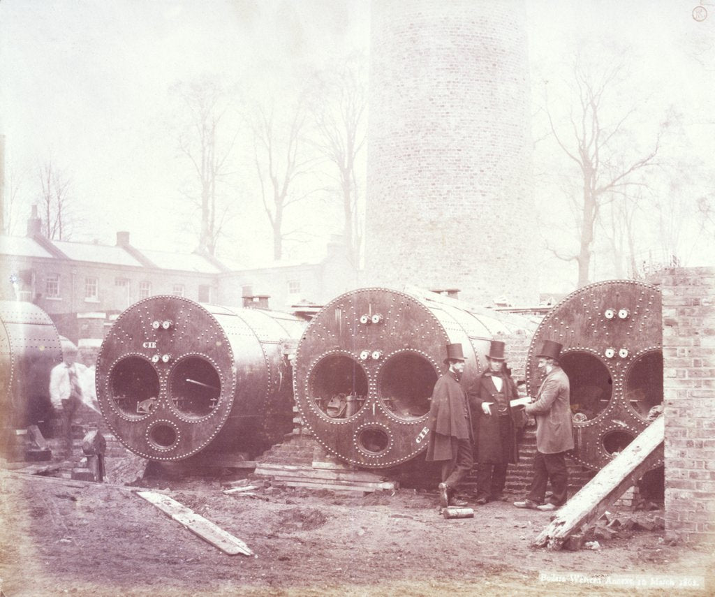 Detail of Progress of The Building Work by Unknown