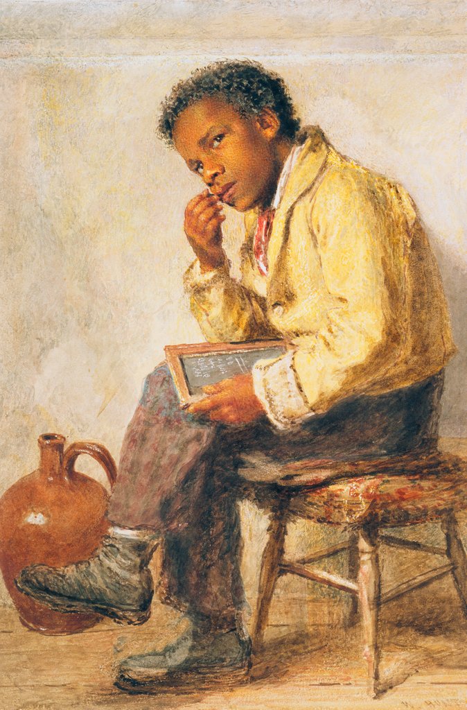 Detail of A Brown Study by William Henry Hunt