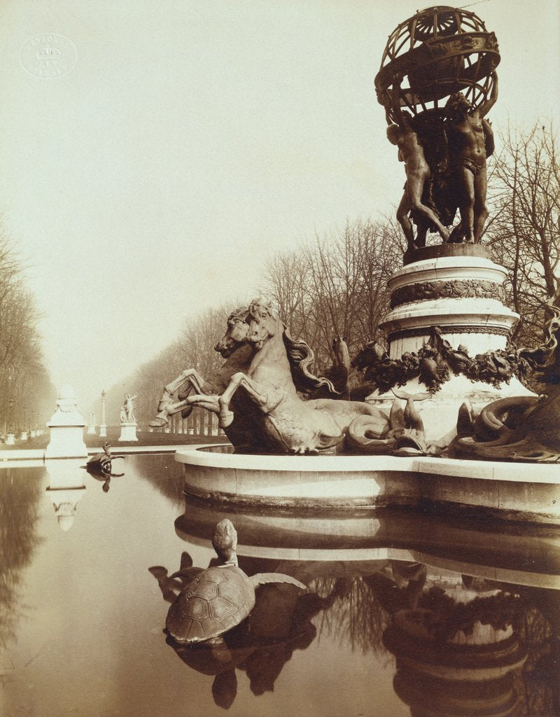 Detail of Fountains Des Carpeaux at Luxembourg Garden by Eugene Atget