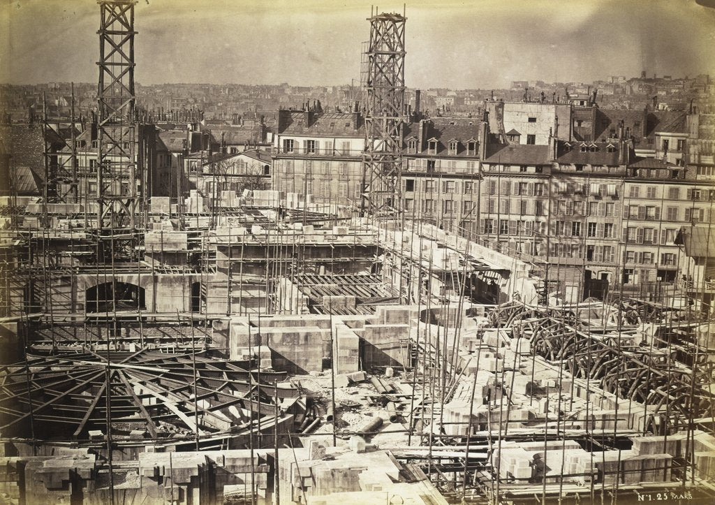 Detail of Paris Opera by Delmaet et Durandelle