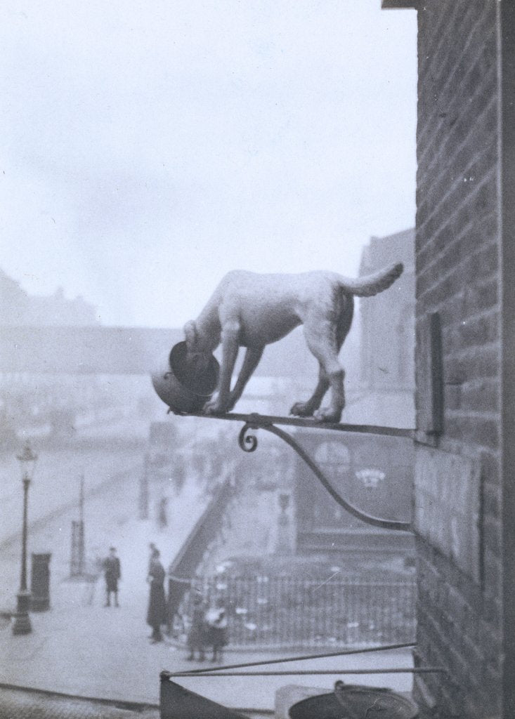 Detail of The sign of the Dog's Head in the Pot by Rev. J.K. Dixon