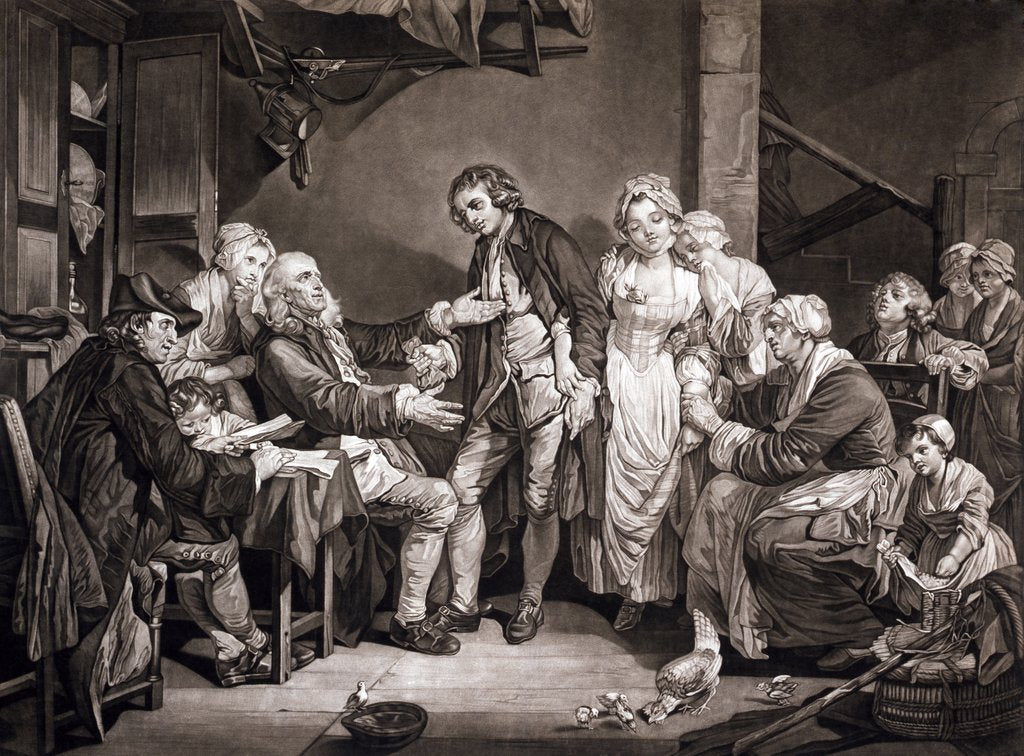 Detail of Nuptial Blessing by Samuel De Wilde