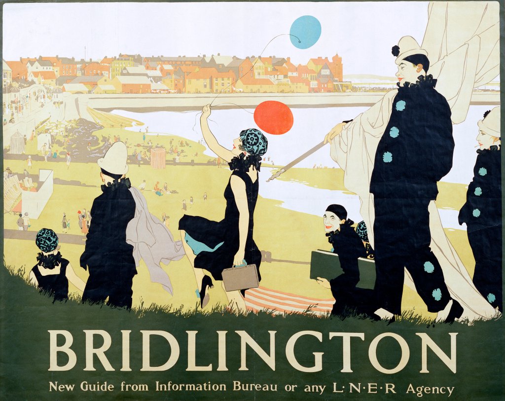 Detail of Bridlington by Reginald Edward Higgins