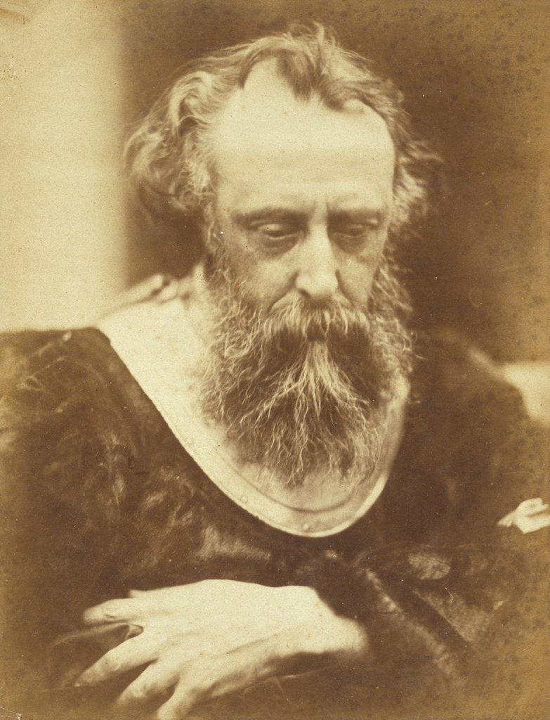 Detail of George Frederick Watts by D.W. Wynfield
