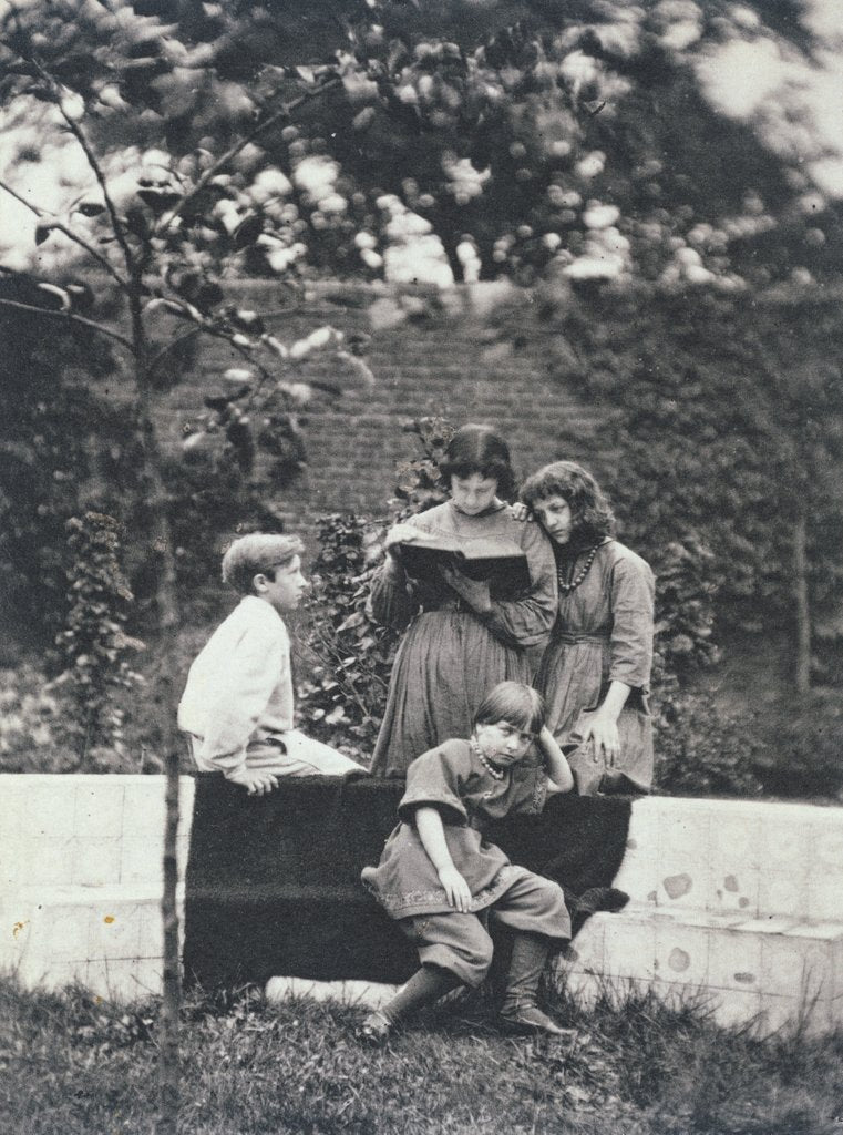 Detail of Morris family children by Frederick Hollyer