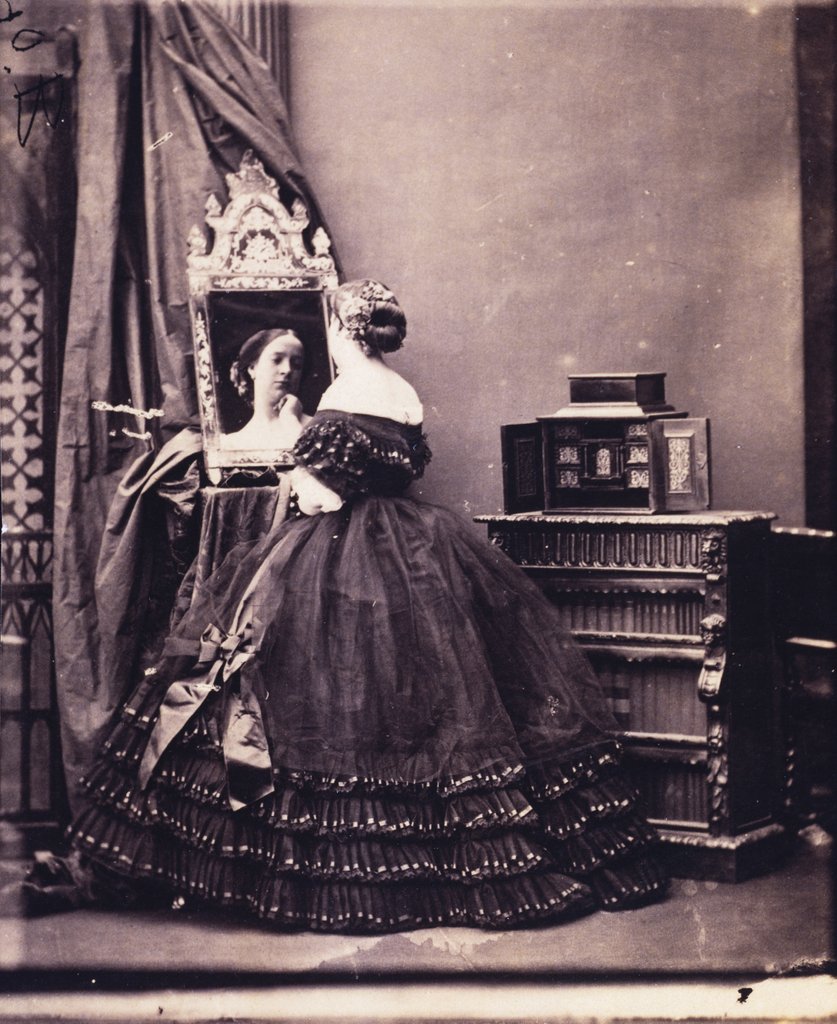 Detail of Miss Helen Bagge by Camille Silvy