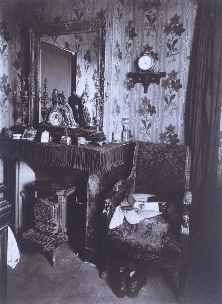 Detail of Interior rue de Romainville by Eugene Atget