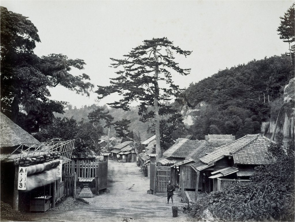 Detail of Kanagawa by Felice Beato