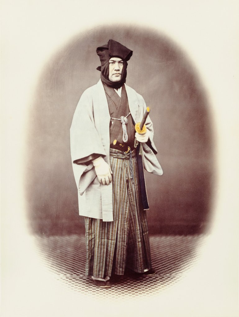 Detail of An officer in winter dress by Felice Beato