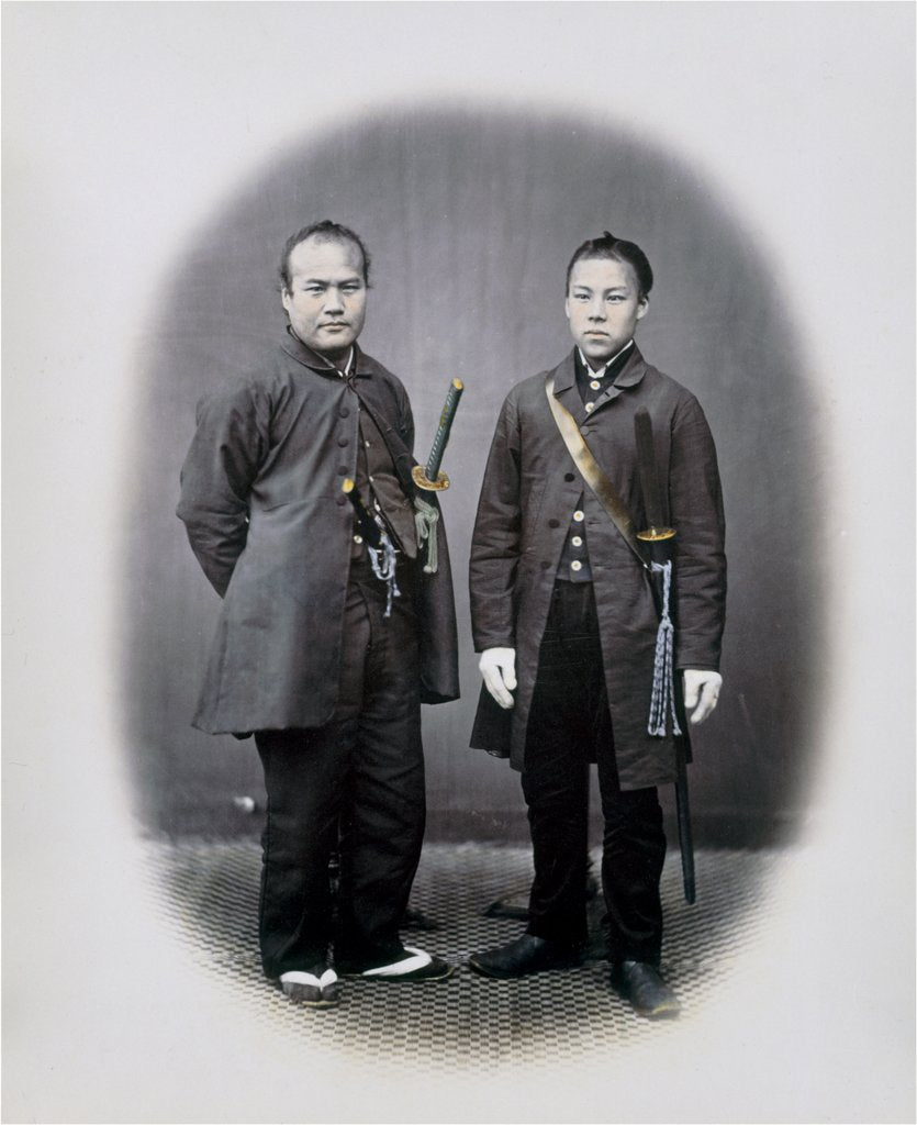 Detail of Modern officers by Felice Beato