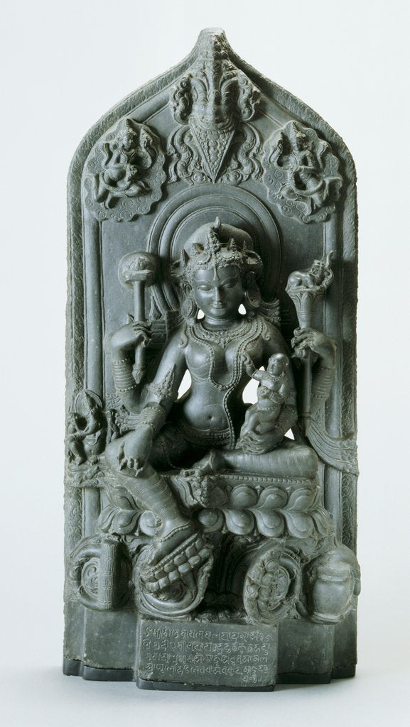 Detail of Figure of Purneshvar. Bengal, India, 12th-13th century by Unknown