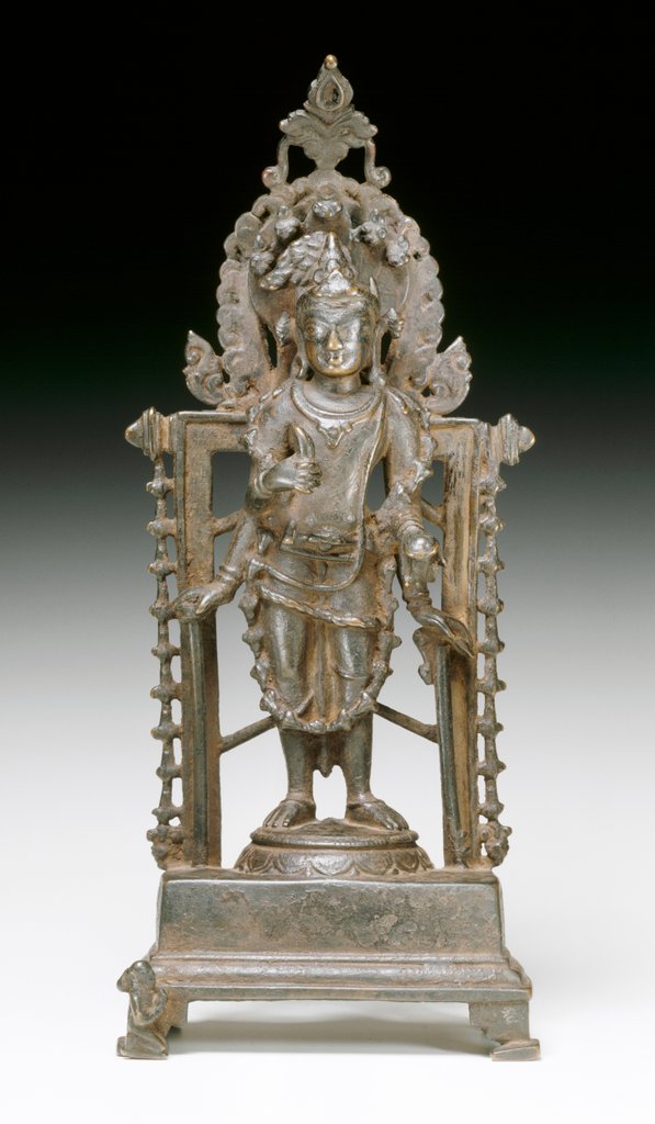 Detail of Figure of Balarama. Rajgir, Bihar, India, mid-10th century by Unknown