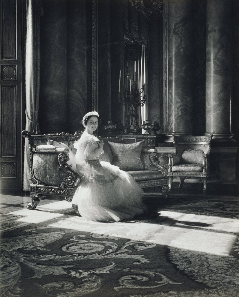 Detail of Queen Elizabeth, The Queen Mother by Cecil Beaton
