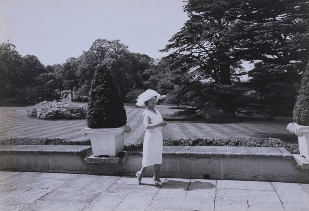 Detail of Queen Elizabeth, The Queen Mother by Cecil Beaton