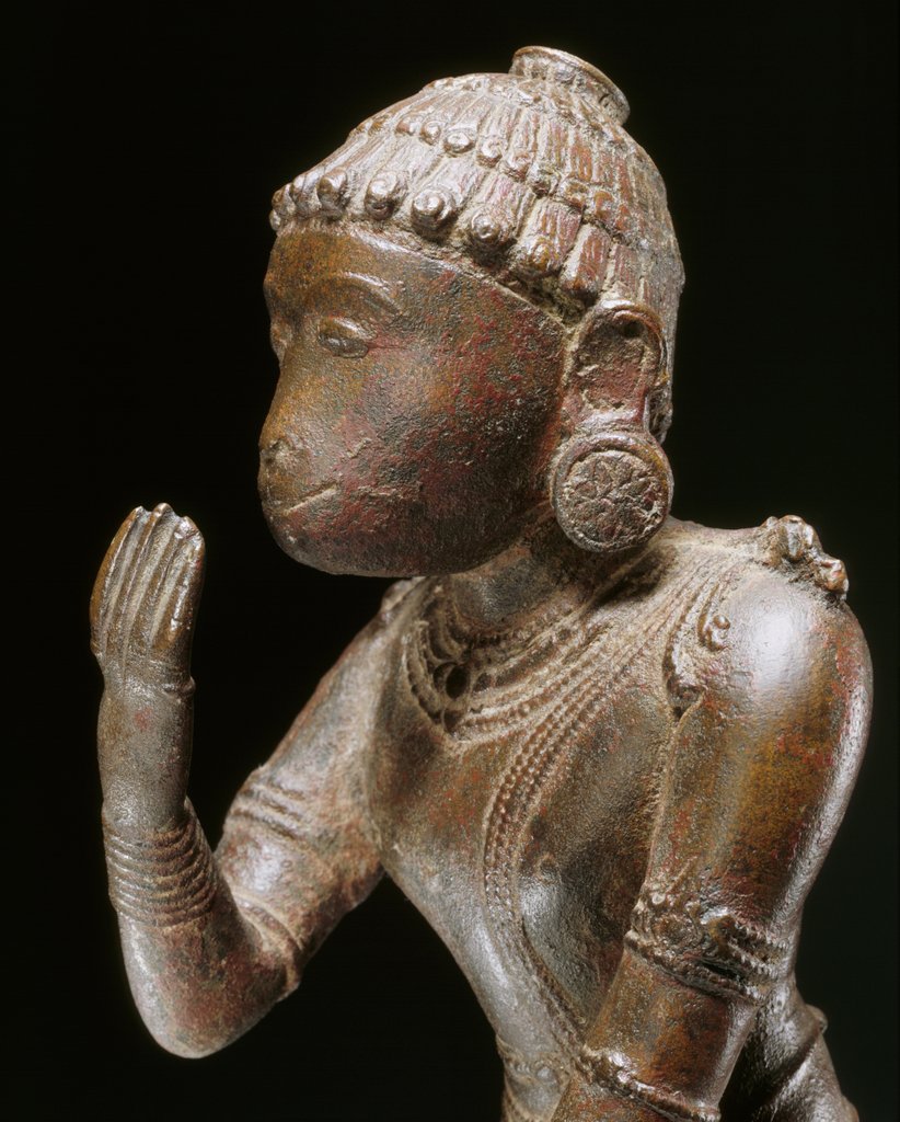Detail of Figure of Hanuman. Tamil Nadu, India, 12th century by Unknown