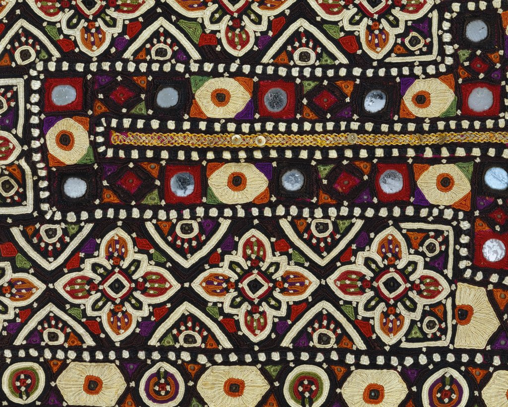 Detail of Woman's blouse. Thano Bula Khan, Sindh, Pakistan, 20th century by Unknown