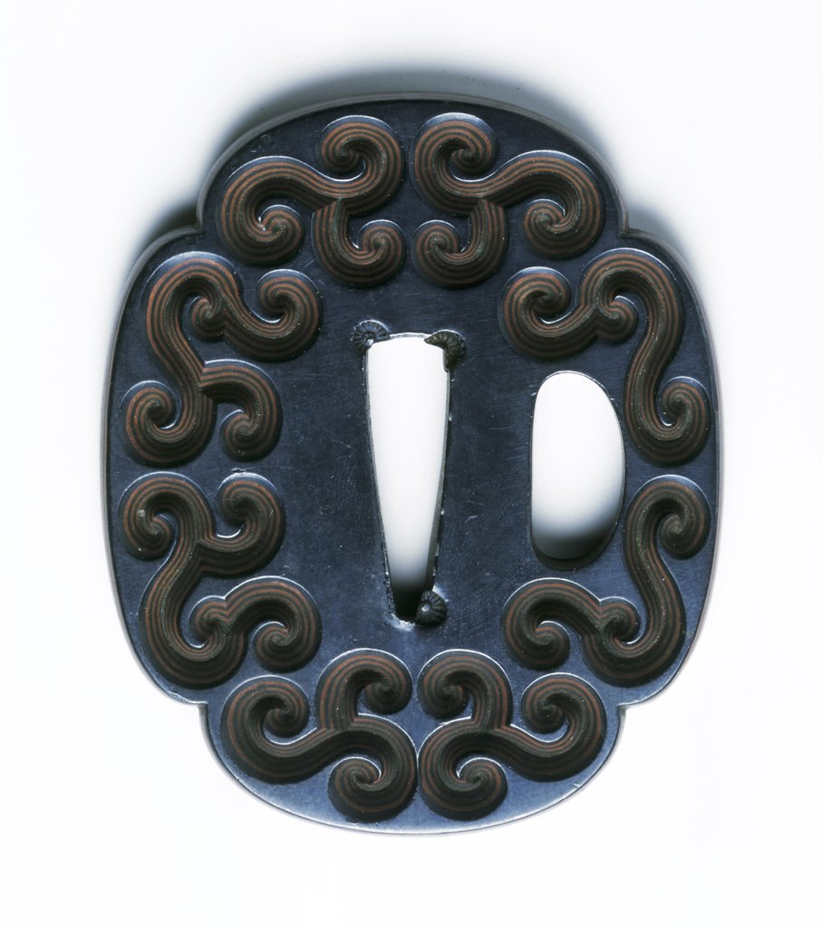 Detail of Tsuba or sword guard by Unknown