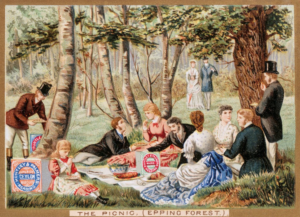 Detail of The Picnic at Epping Forest. England, 1880-089 by Unknown