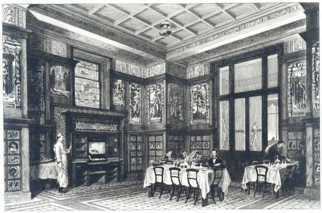 Detail of The Poynter, V&A Grill Room by John Watkins