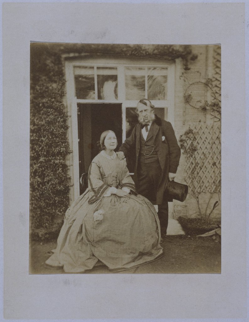 Detail of George Cruikshank with Eliza Cruikshank by Unknown
