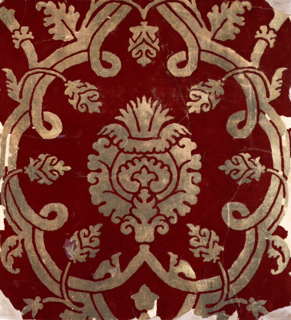 Detail of Wallpaper from Kensington Palace by Unknown
