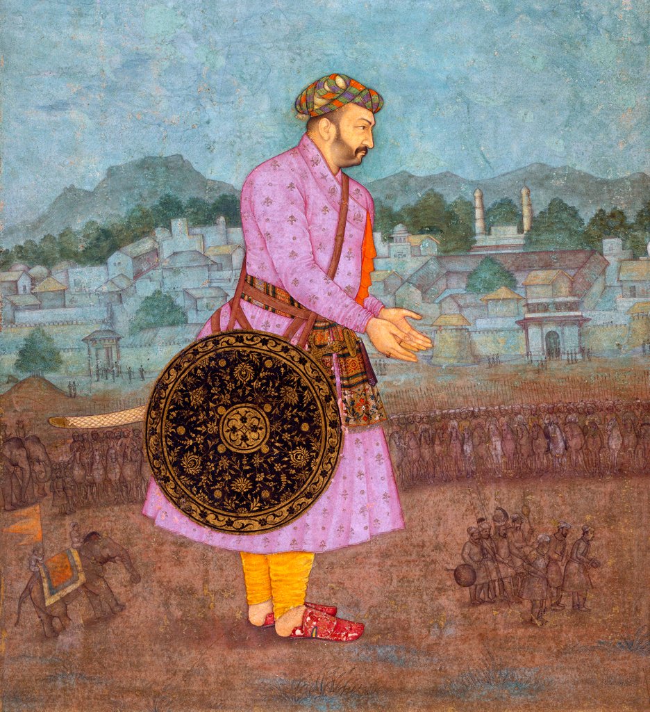 Detail of Asaf Khan by Anonymous