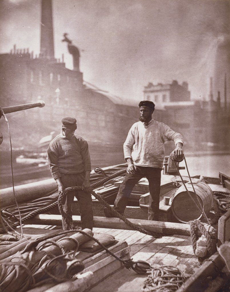 Detail of Workers on the Silent Highway by John Thomson