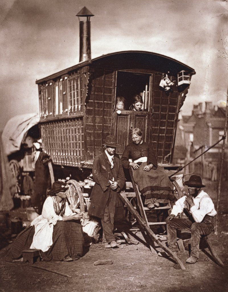 Detail of London Nomades by John Thomson