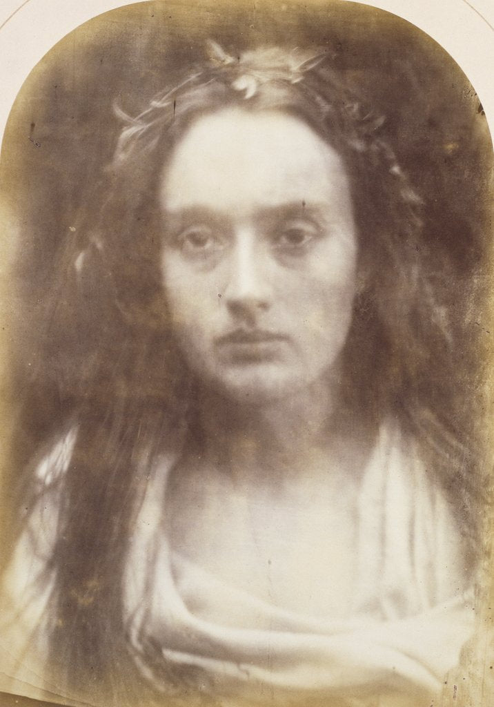Detail of Mrs Annie Cameron by Julia Margaret Cameron