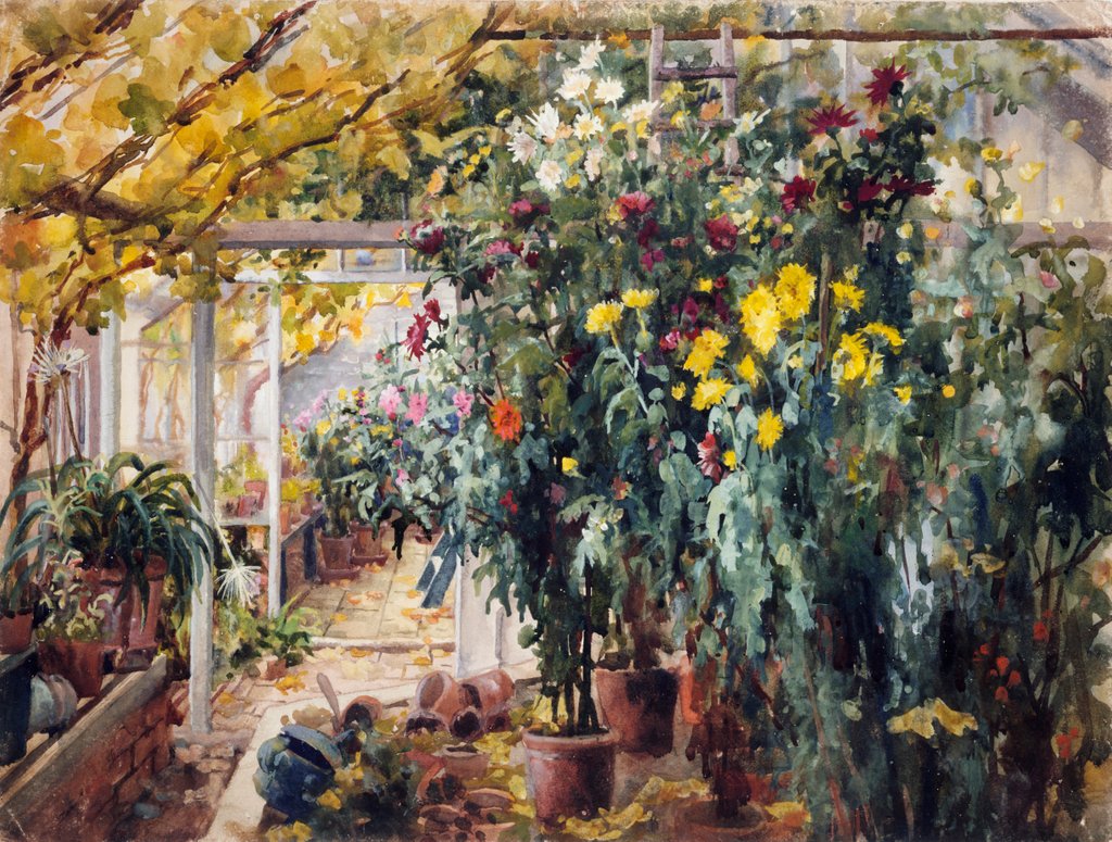 Detail of Conservatory at Renishaw by Edith Brearey Dawson
