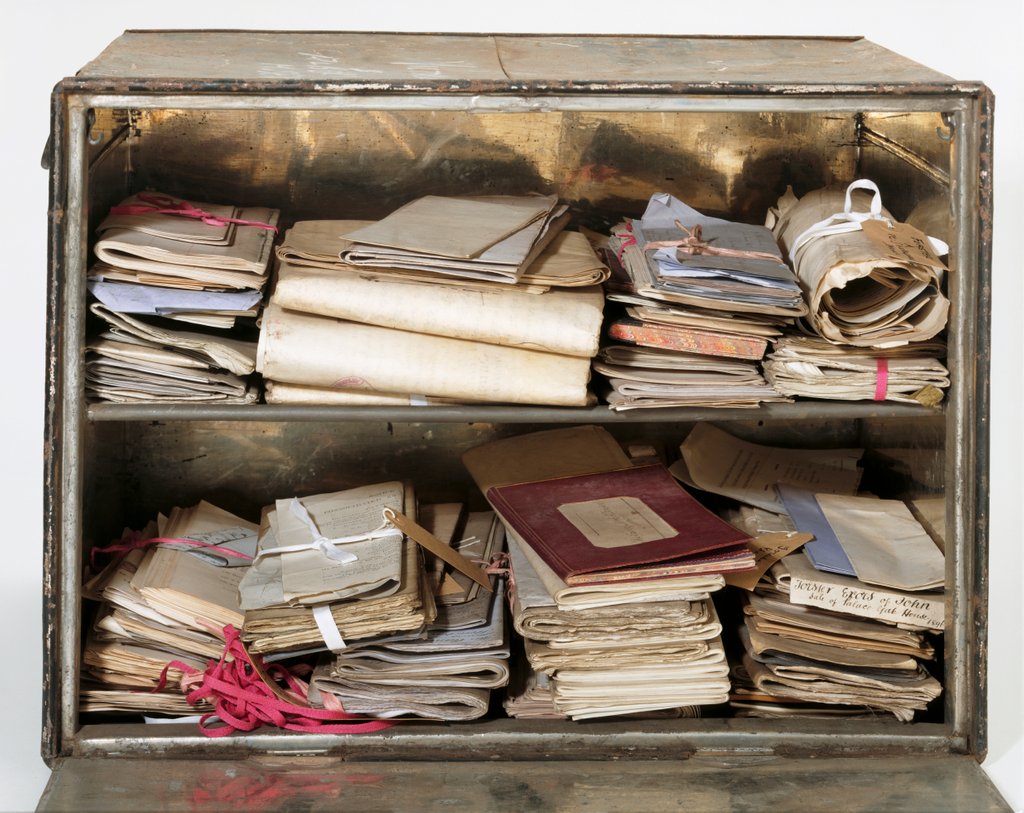 Detail of Deed Box. England, 1876 by Anonymous