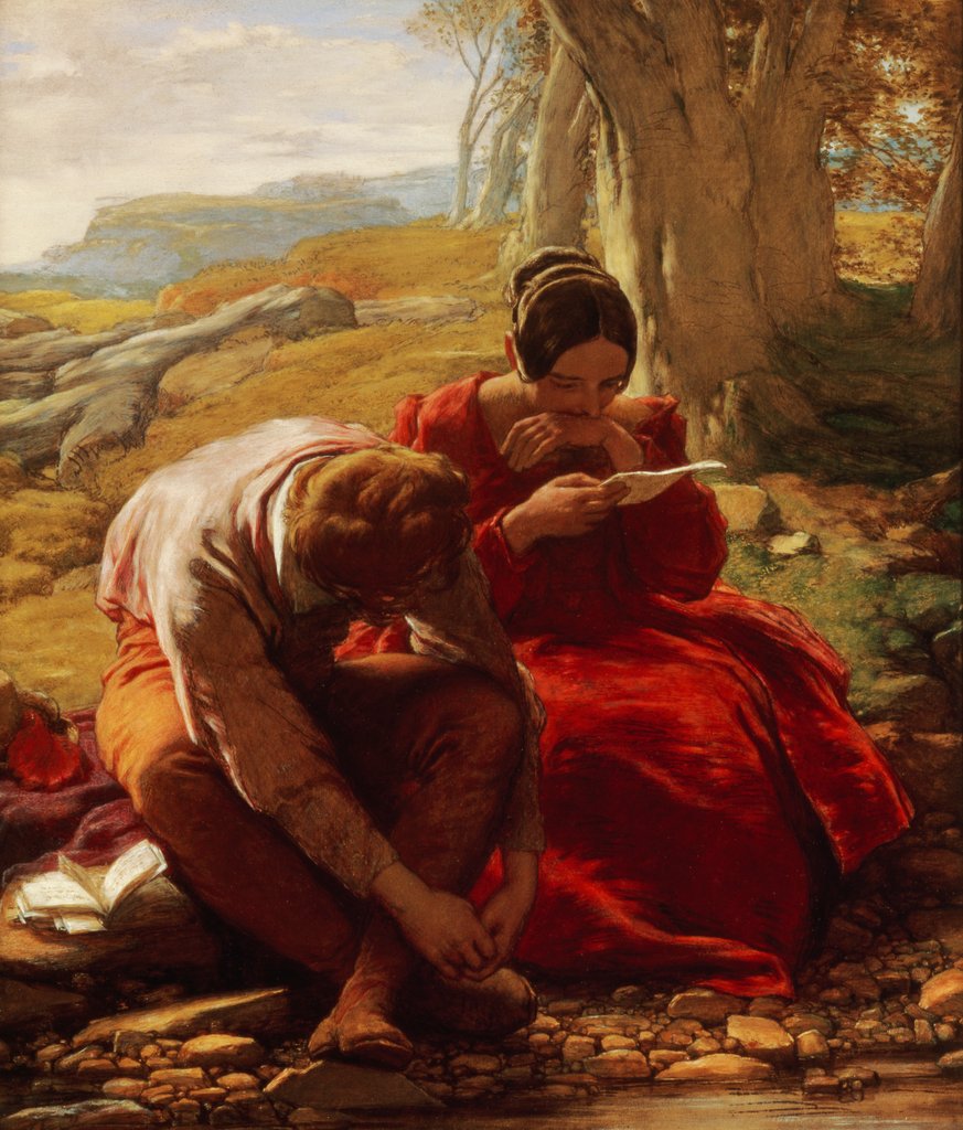 Detail of The Sonnet by William Mulready
