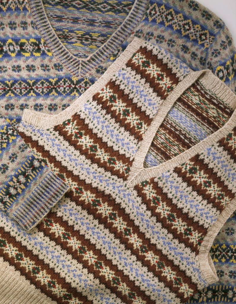 Detail of Fairisle Knitwear Group by Unknown