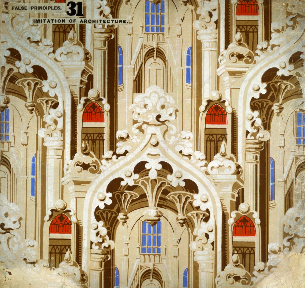 Detail of Wallpaper by Unknown