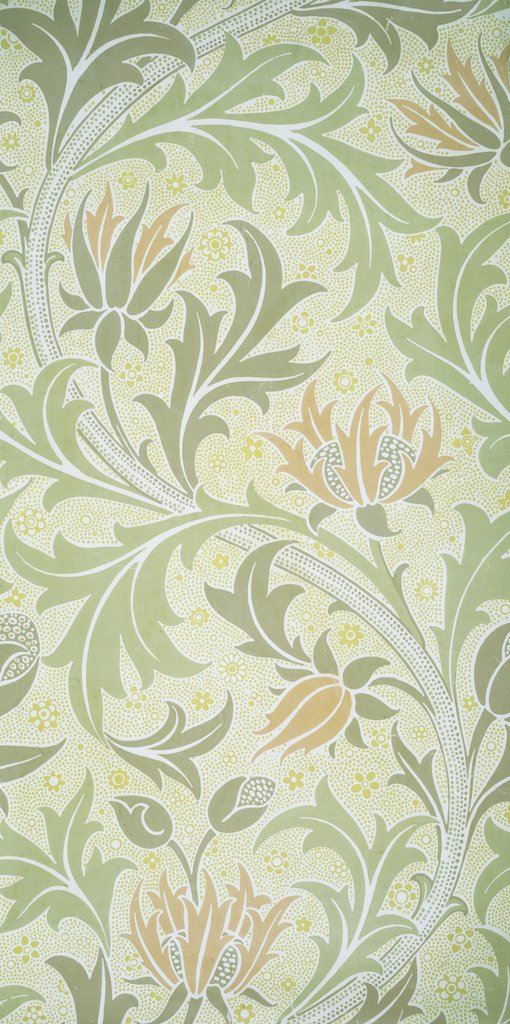 Detail of Planet wallpaper by John Henry Dearle