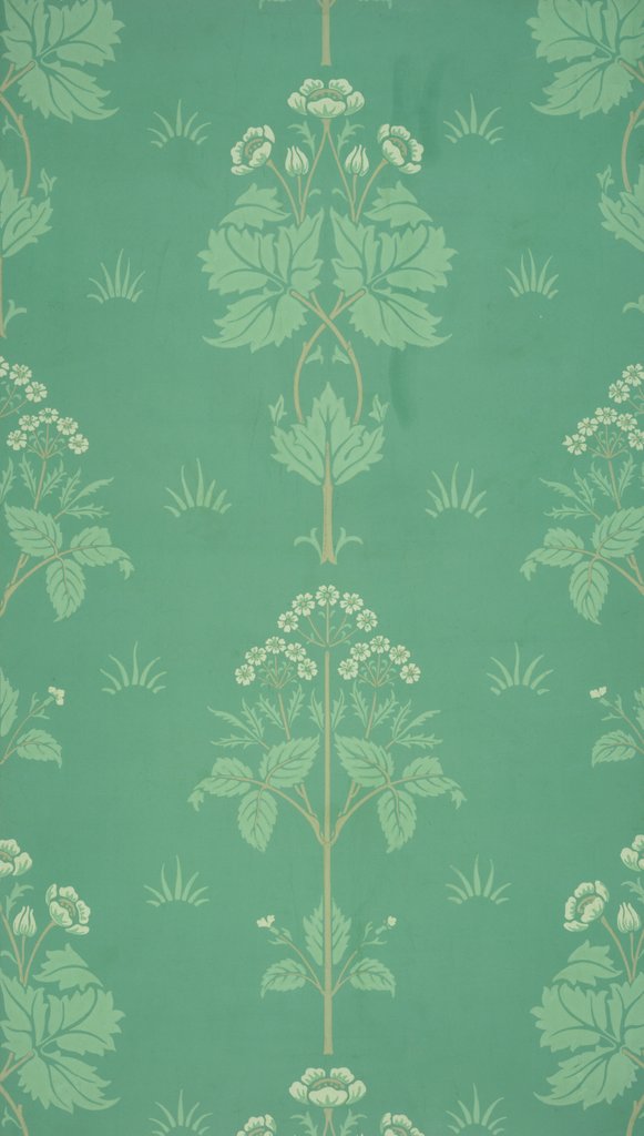 Detail of Meadowsweet wallpaper by John Henry Dearle