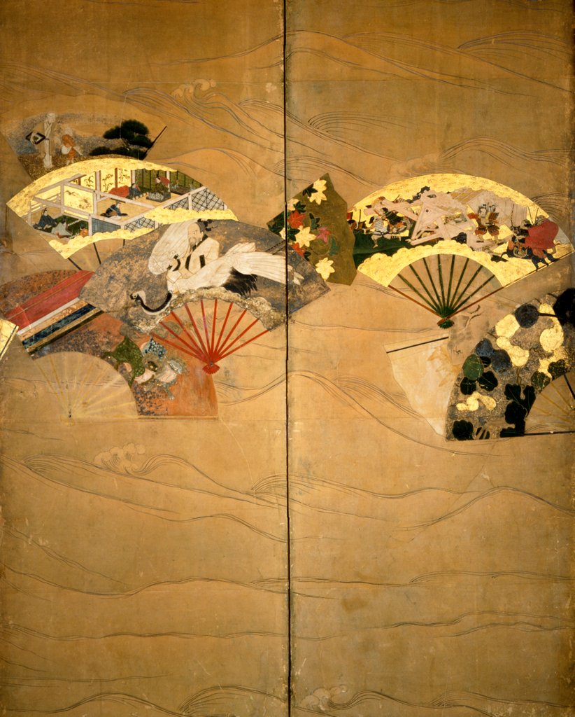 Detail of Six-fold Screen. Japan, early 18th century by Anonymous