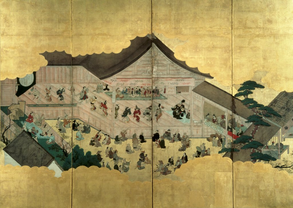 Detail of Six-fold Screen. Japan, early 18th century by Anonymous