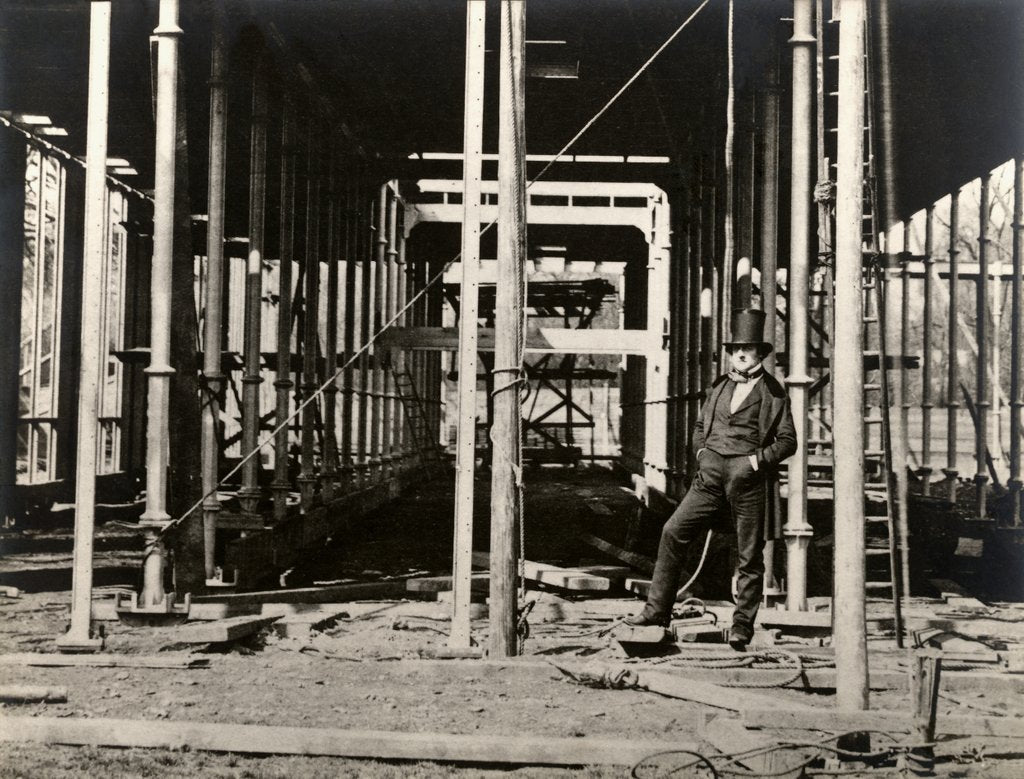 Detail of South Kensington Museum under Construction by Charles Lutwidge Dodgson