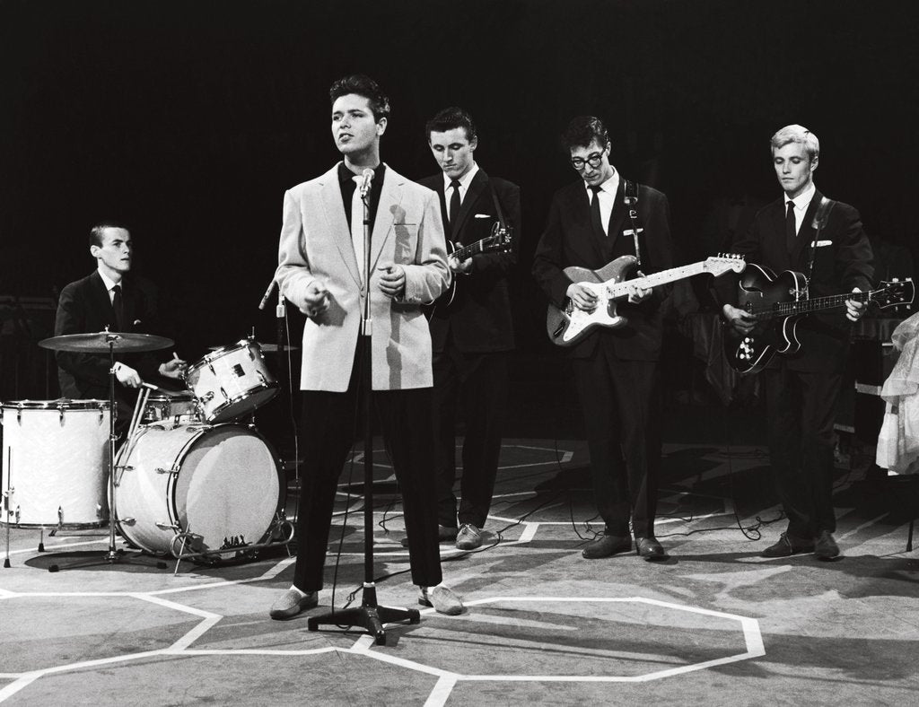 Detail of Cliff Richard and The Shadows by Harry Hammond