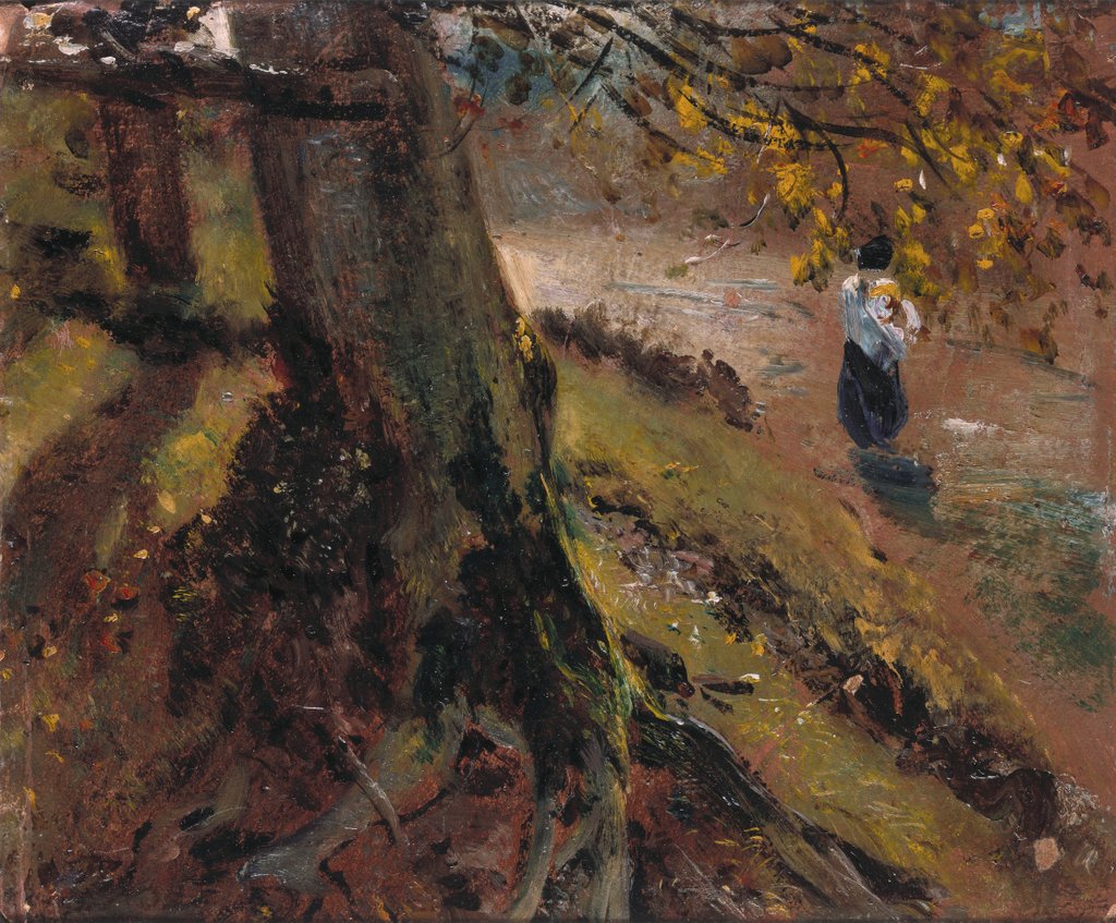Detail of Study of Tree Trunks by John Constable