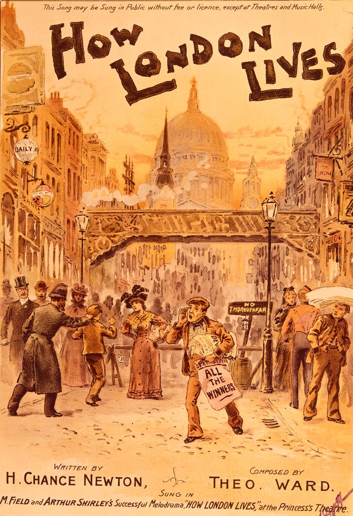 Detail of How London Lives by W. George